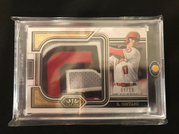 Shohei Ohtani Game Used Patch 2023 Topps Tier One 9/10