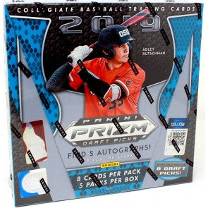 2019 Panini Prizm Collegiate Draft Picks Baseball Hobby Box