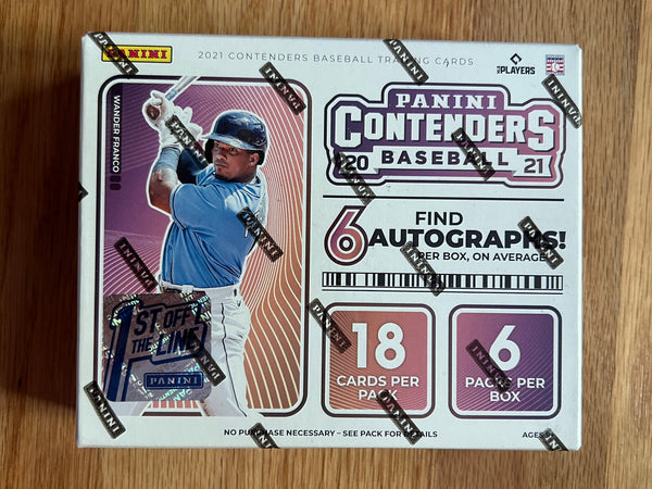 2021 Panini Contenders Baseball Hobby Box