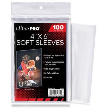 Ultra PRO 4" x 6" Soft Sleeves (100-Pack)