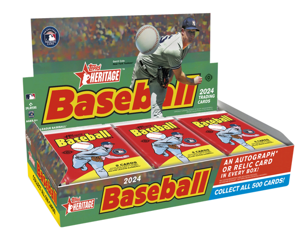 2024 Topps Heritage Baseball Hobby Box