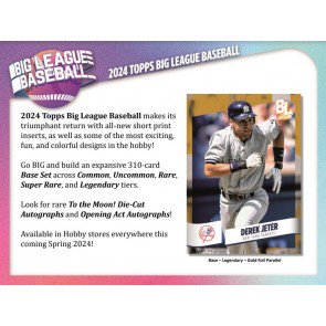 2024 Topps Big League Baseball Hobby 20 Box Case