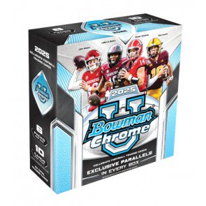 2025 Bowman Chrome University Football Mega Box