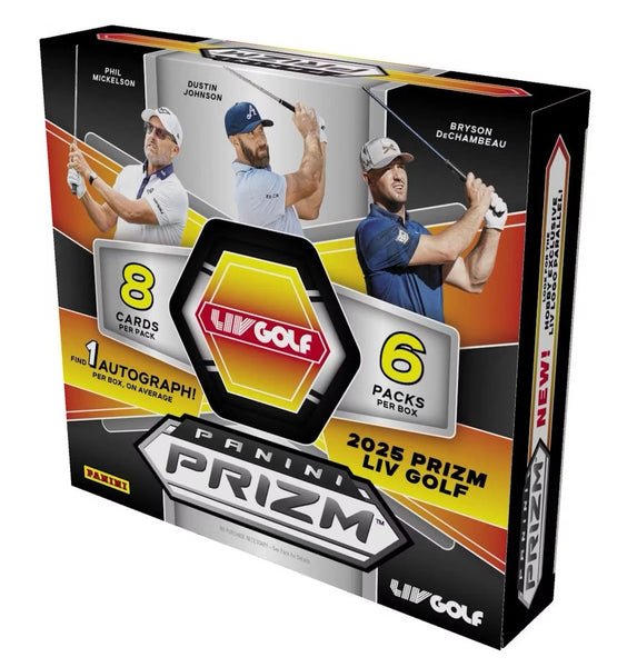 2025 Panini Prizm LIV Golf Hobby Box