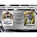 2025 Topps Chrome Black Baseball Hobby Box