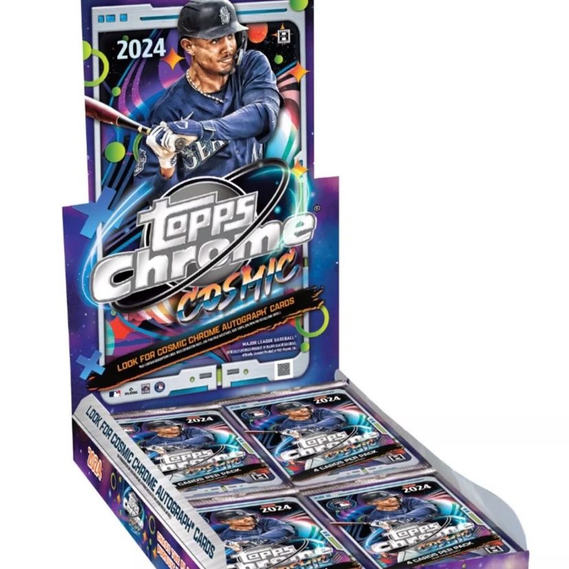 2024 Topps Cosmic Chrome Baseball Hobby Box Montasy Comics NYC