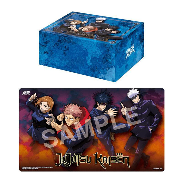 Union Arena Playmat & Half Storage Box Set: Jujutsu Kaisen
