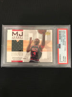 Michael Jordan 2001 UD MJ Jersey Collection Bulls Black PSA 8 17/50