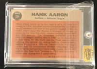 Hank Aaron auto 2016 Topps Archives Signature Series Topps 1962 1/1