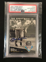 Mickey Mantle Autograph 1994 Upper Deck All Time Heroes PSA Auto 9