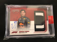 Sergio Perez auto patch 2022 Topps Dynasty 3/5
