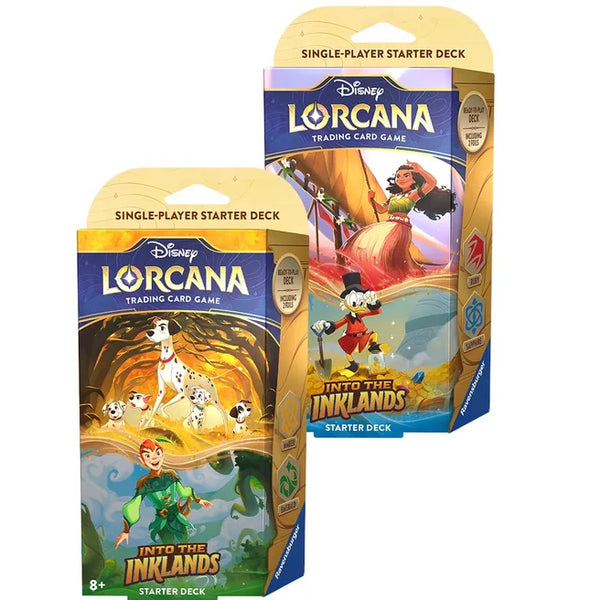 Disney Lorcana: Into the Inklands Starter Deck Set of 2