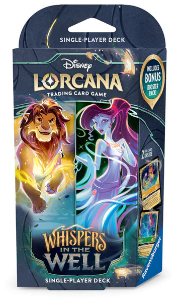 Disney Lorcana: Whispers in the Well Starter Deck (Amber & Emerald)