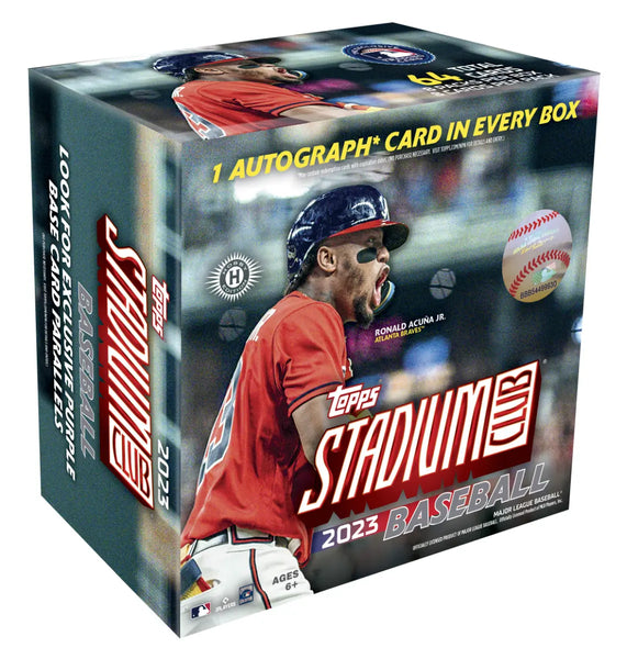 2023 Topps Stadium Club Baseball Hobby Compact Box